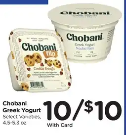 Ralphs Chobani Greek Yogurt offer