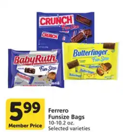 Pavilions Ferrero Funsize Bags offer