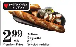 Pavilions Artisan Baguette offer