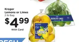 Ralphs Kroger Lemons or Limes offer
