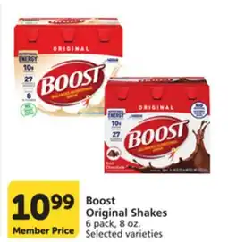 Pavilions Boost Original Shakes offer