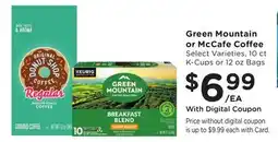 Ralphs Green Mountain or McCafe Coffee offer