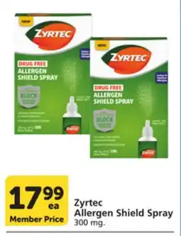 Pavilions Zyrtec Allergen Shield Spray offer