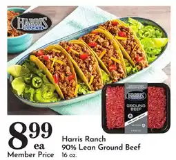 Pavilions Harris Ranch 90% Lean Ground Beef offer