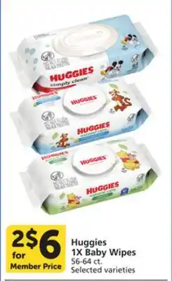 Pavilions Huggies 1X Baby Wipes offer