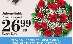 Pavilions Unforgettable Rose Bouquet offer