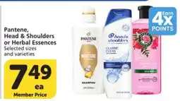 Pavilions Pantene, Head & Shoulders or Herbal Essences offer