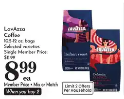 Pavilions LavAzza Coffee offer