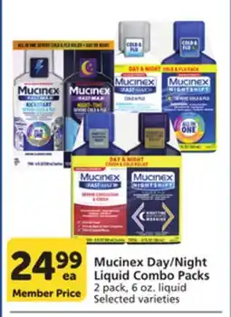 Pavilions Mucinex Day/Night Liquid Combo Packs offer
