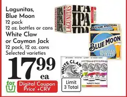 Pavilions Lagunitas, Blue Moon, White Claw or Cayman Jack offer