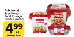 Albertsons Rubbermaid TakeAlongs Food Storage offer