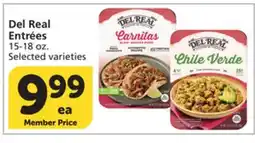Albertsons Del Real Entrées offer