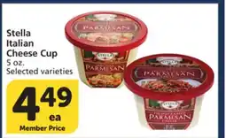 Albertsons Stella Italian Cheese Cup offer