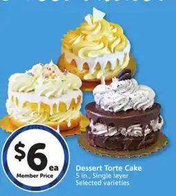 Albertsons Dessert Torte Cake offer