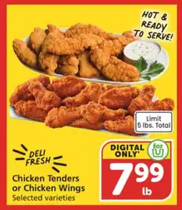 Albertsons Chicken Tenders or Chicken Wings offer