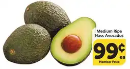 Albertsons Medium Ripe Hass Avocados offer