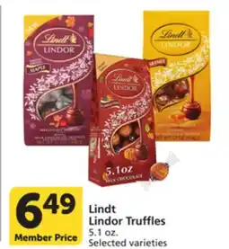 Albertsons Lindt Lindor Truffles offer