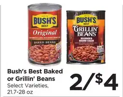 Food 4 Less Bush's Best Baked or Grillin' Beans offer