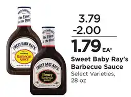 Food 4 Less Sweet Baby Ray's Barbecue Sauce offer