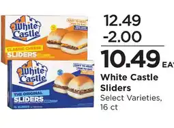 Food 4 Less White Castle Sliders offer