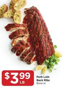 Food 4 Less Pork Loin Back Ribs offer