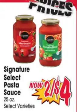 Jewel-Osco Signature Select Pasta Sauce offer