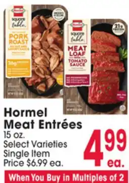 Jewel-Osco Hormel Meat Entrées offer