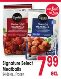 Jewel-Osco Signature Select Meatballs offer
