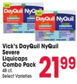 Jewel-Osco Vick's DayQuil NyQuil Severe Liquicaps Combo Pack offer