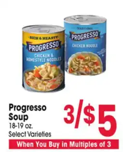 Jewel-Osco Progresso Soup offer