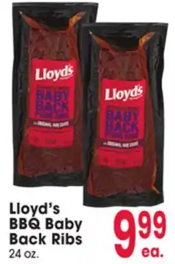 Jewel-Osco Lloyd's BBQ Baby Back Ribs offer