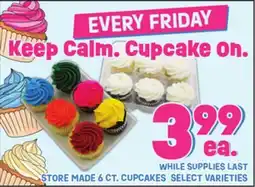 Jewel-Osco STORE MADE 6 CT. CUPCAKES offer