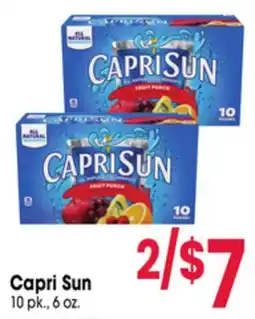 Jewel-Osco Capri Sun offer