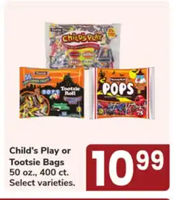 Jewel-Osco Child's Play or Tootsie Bags offer