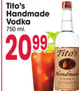 Jewel-Osco Tito's Handmade Vodka offer