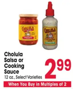 Jewel-Osco Cholula Salsa or Cooking Sauce offer