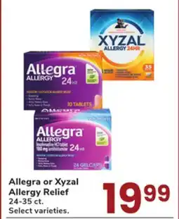 Jewel-Osco Allegra or Xyzal Allergy Relief offer