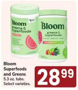 Jewel-Osco Bloom Superfoods and Greens offer