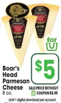 Jewel-Osco Boar's Head Parmesan Cheese offer