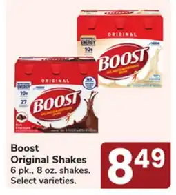 Jewel-Osco Boost Original Shakes offer