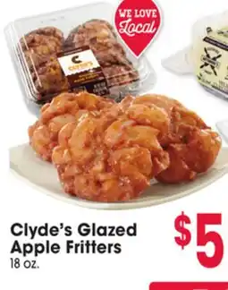 Jewel-Osco Clyde's Glazed Apple Fritters offer