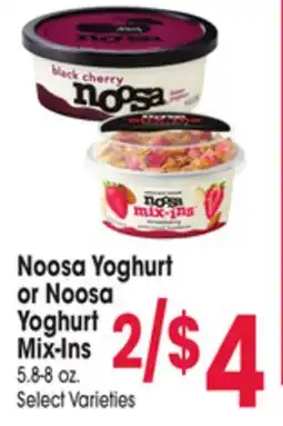 Jewel-Osco Noosa Yoghurt or Noosa Yoghurt Mix-Ins offer