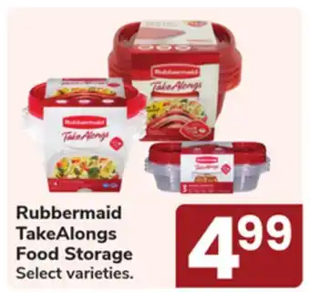 Jewel-Osco Rubbermaid TakeAlongs Food Storage offer