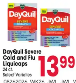 Jewel-Osco DayQuil Severe Cold and Flu Liquicaps offer