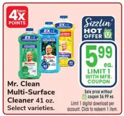 Jewel-Osco Mr. Clean Multi-Surface Cleaner offer