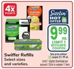 Jewel-Osco Swiffer Refills offer