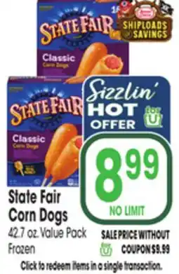 Jewel-Osco State Fair Corn Dogs offer