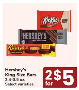 Jewel-Osco Hershey's King Size Bars offer