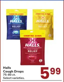 Jewel-Osco Halls Cough Drops offer
