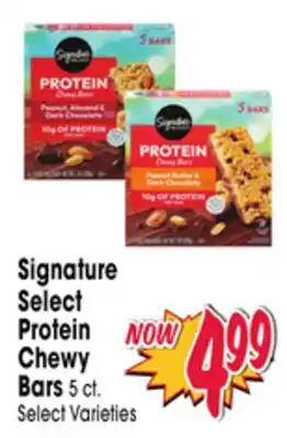 Jewel-Osco Signature Select Protein Chewy Bars offer